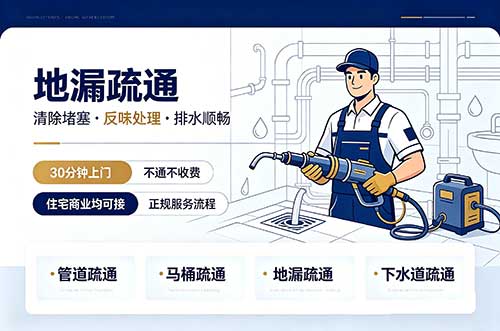 广西地漏疏通
